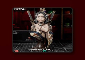 Kuton Figurines – Ren Bust – 3D Print Model STL