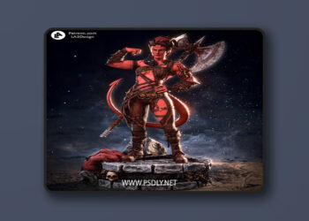 LA3Design – Baldurs Gate 3 – Karlach – 3D Print Model STL