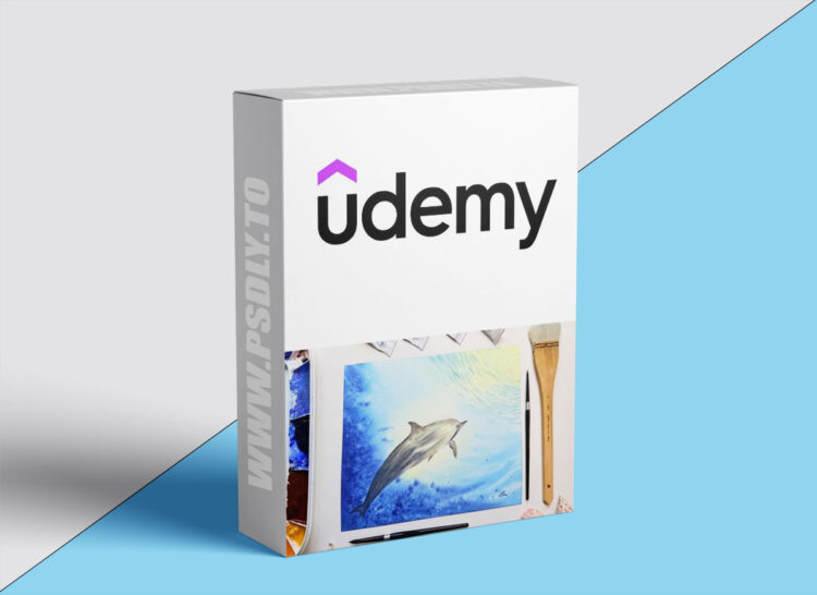 Udemy – Learn to Paint Dolphin with Watercolor: Step-by-Step Class 1 Learn to Paint Dolphin with Watercolor: Step-by-Step Class
