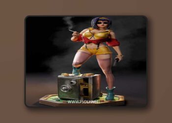 MCM3D – Faye Valentine Cowboy Bebop – 3D Print Model STL