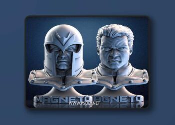 Magneto Bust Sanix – 3D STL Print Model