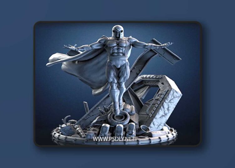 Magneto – Sanix – 3D STL Print Model 1 Magneto – Sanix – 3D STL Print Model