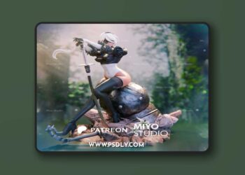 Miyo Studio – 2B Nier Automata – 3D Print Model STL