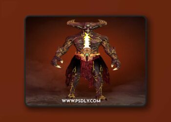 Mortal Kombat X – Corrupted Shinnok – 3D Model for Blender