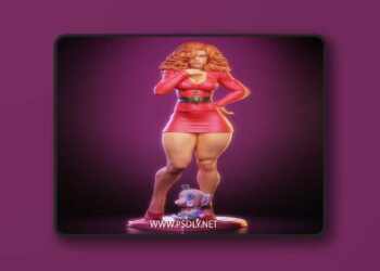 Ms Bellum – The Powerpuff Girls – 3D STL Print Model