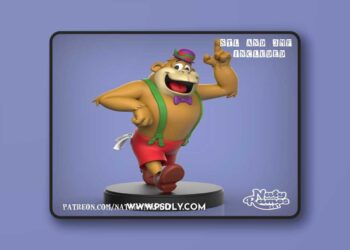 Naty Ramos Art – Maguilla Gorilla – 3D Print Model STL