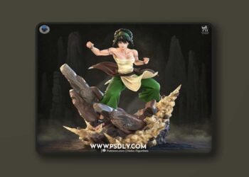 Neko Figurines – Toph – Avatar The Last Airbender Figure – 3D Print Model STL