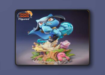 Nomnom Figures – Chibi Riolu – Pokemon Diamond – 3D Print Model STL