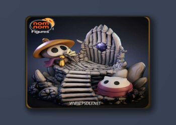 Nomnom Figures – Chibi Sherma – Hollow Knight Silksong – 3D Print Model STL