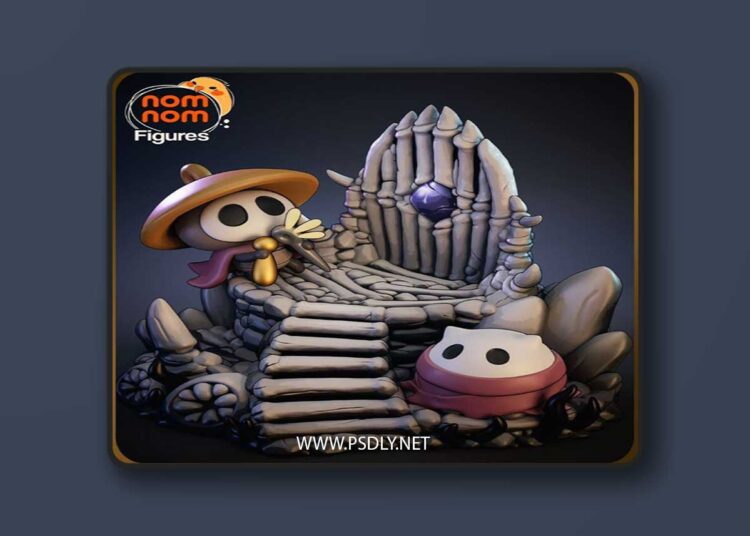 Nomnom Figures – Chibi Sherma – Hollow Knight Silksong – 3D Print Model STL 1 Nomnom Figures – Chibi Sherma – Hollow Knight Silksong – 3D Print Model STL