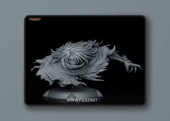 Nomnom Figures – Vincent Valentine – Final Fantasy VII Bust – 3D Print Model STL