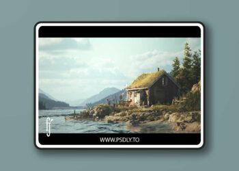 Nordic Fishing Hut - Coastal Lakeside Cabin [Interior + Exterior] (5.2 – 5.8)