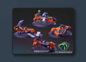 PSMiniatures July 2026 – 3D Print Model STL