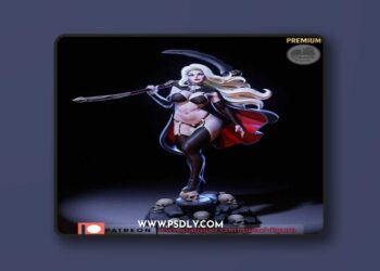 Peach Figure – The Dead Maiden Lady Death – 3D Print Model STL