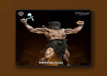 PolyMind Studio – Dark Wolf – 3D Print Model STL