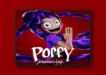 Poppy Playtime Chapter 5 – Lily Lovebraids – 3D Model for Blender