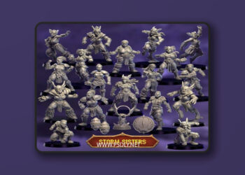 Punga Miniatures – Storm Sisters April 2026 – 3D Print Model STL