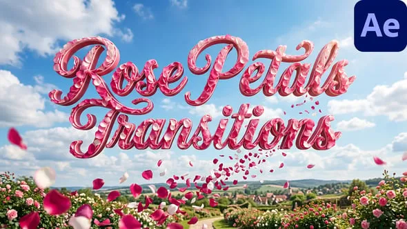 Videohive - Rose Petals Transitions for After Effects - 64835422 1 Rose Petals Transitions for After Effects