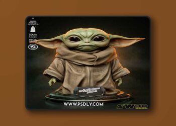 SW3D – Grogu Bust – 3D Print Model STL