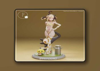 SaltSculpt – Gigi Murin Cowkini – Hololive – 3D Print Model STL