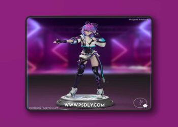 SaltSculpt – VTuber – Projekt Melody – 3D Print Model STL