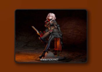 Scarlet Black – 3D People Model