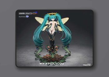 Shinobu Sculpts – Vocaloid – Hatsune Miku – 3D Print Model STL