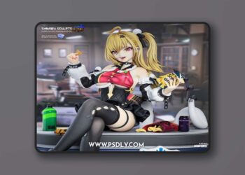 Shinobu Sculpts – Zenless Zone Zero – Cissia – 3D Print Model STL