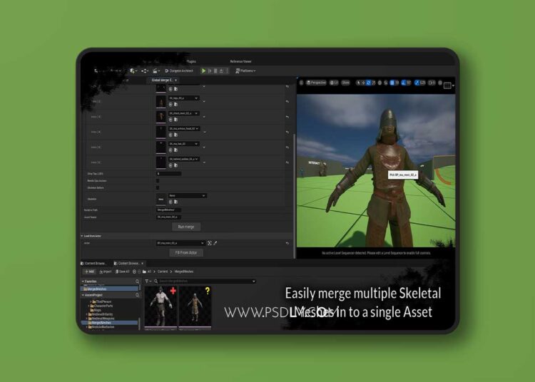 Skeletal Mesh Merger v1.3.1 (5.7 - 5.6) / v1.2 (5.5 - 5.4) 1 Skeletal Mesh Merger v1.3.1 (5.7 - 5.6) / v1.2 (5.5 - 5.4)