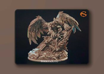 SolGood Creation – Celestial Gargoyle – 3D Print Model STL