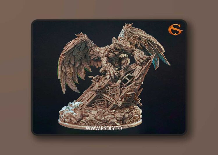 SolGood Creation – Celestial Gargoyle – 3D Print Model STL 1 SolGood Creation – Celestial Gargoyle – 3D Print Model STL