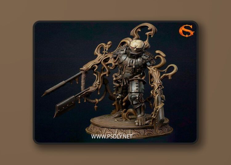 SolGood Creation – Ooze Warrior – 3D Print Model STL 1 SolGood Creation – Ooze Warrior – 3D Print Model STL