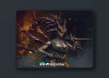 SolGood Creation – Symbiote Warrior – 3D Print Model STL