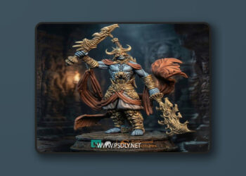 SolGood Creations – The Maw Warrior – Abyssal Devourer – 3D Print Model STL