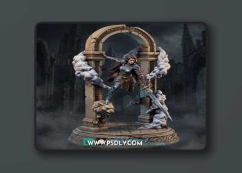 SolGood Fantastic Ladies – Aurelia the Dawn Bringer – 3D Print Model STL