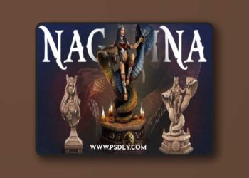 SolGood Fantastic Ladies – Nagina – High Priestess of the Serpent God – 3D Print Model STL