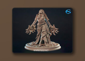 SolGood Fantastic Ladies – Seraphina – The Arcane Matriarch – 3D Print Model STL