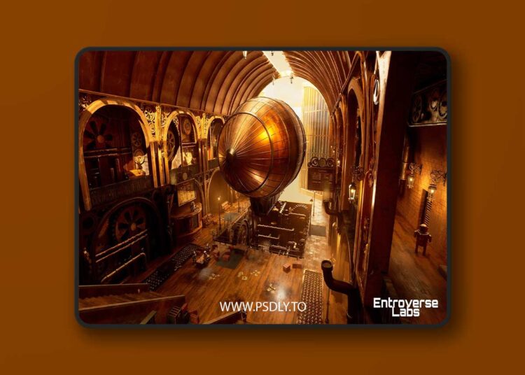 Steampunk Zeppelin Station - Victorian Airship Terminal Modular Environment (5.0 – 5.8) 1 Steampunk Zeppelin Station - Victorian Airship Terminal Modular Environment (5.0 – 5.8)