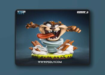 Toon Studios – Taz Looney Tunes – 3D Print Model STL