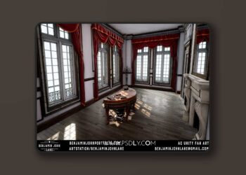 Unreal Engine Asset - Baroque Drawing Room (4.27 - 5.8)