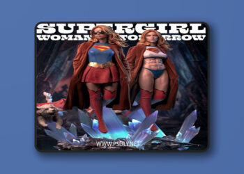VX3D – Supergirl 2026 – Millie Alcock – 3D Print Model STL