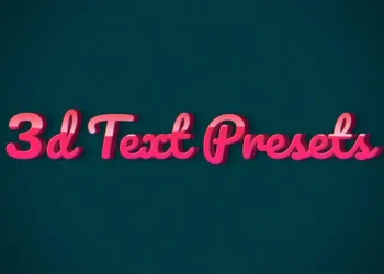 Videohive 3D Text Presets 64717743