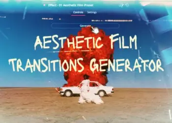 Videohive Aesthetic Film Transitions Generator for DaVinci Resolve 64824935