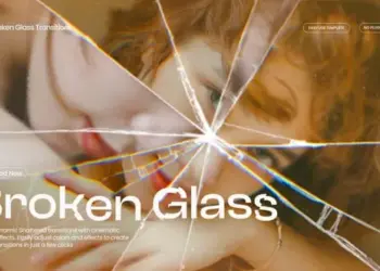 Videohive Broken Glass Transition 64874396