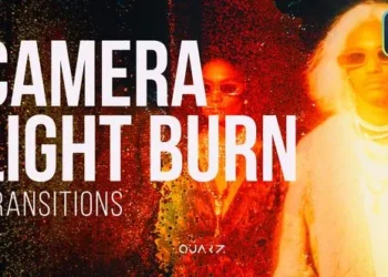Videohive Camera Light Burn Transitions for DaVinci Resolve 64612843