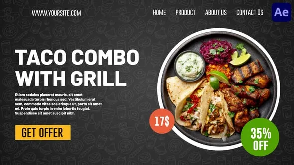 Videohive - Food Sale Promo - 64574275 1 Videohive Food Sale Promo 64574275