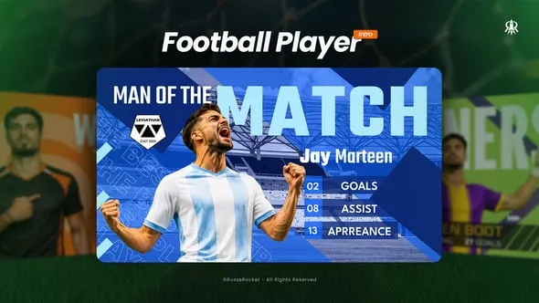 Videohive - Football Player Intro - 64439286 1 Videohive Football Player Intro 64439286