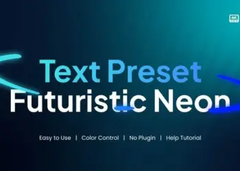 Videohive Futuristic Neon Text Animation Presets 64854486