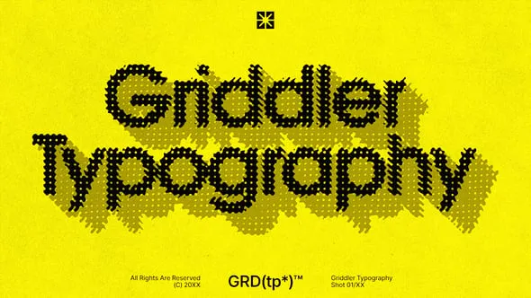 Videohive - Griddler Typography - 64941456 1 Videohive Griddler Typography 64941456