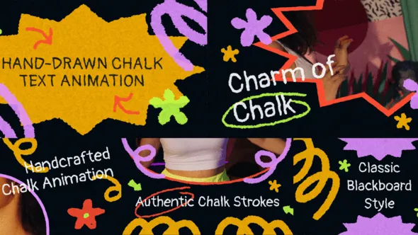 Videohive - Hand-Drawn Chalk Text Animation - 64745668 1 Videohive Hand Drawn Chalk Text Animation 64745668